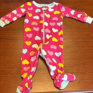 NWOT PLACE Pink Heart Kids One Piece